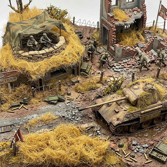 Simulation Grass Tufts for Model Railway & Military Landscape