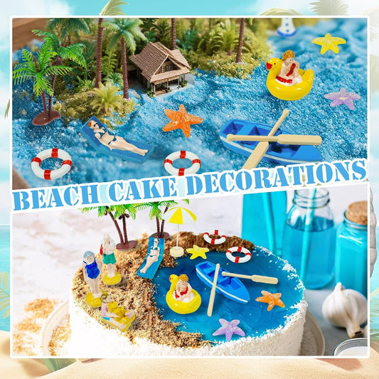 22PCS Beach Miniature Figurines | Ocean Diorama