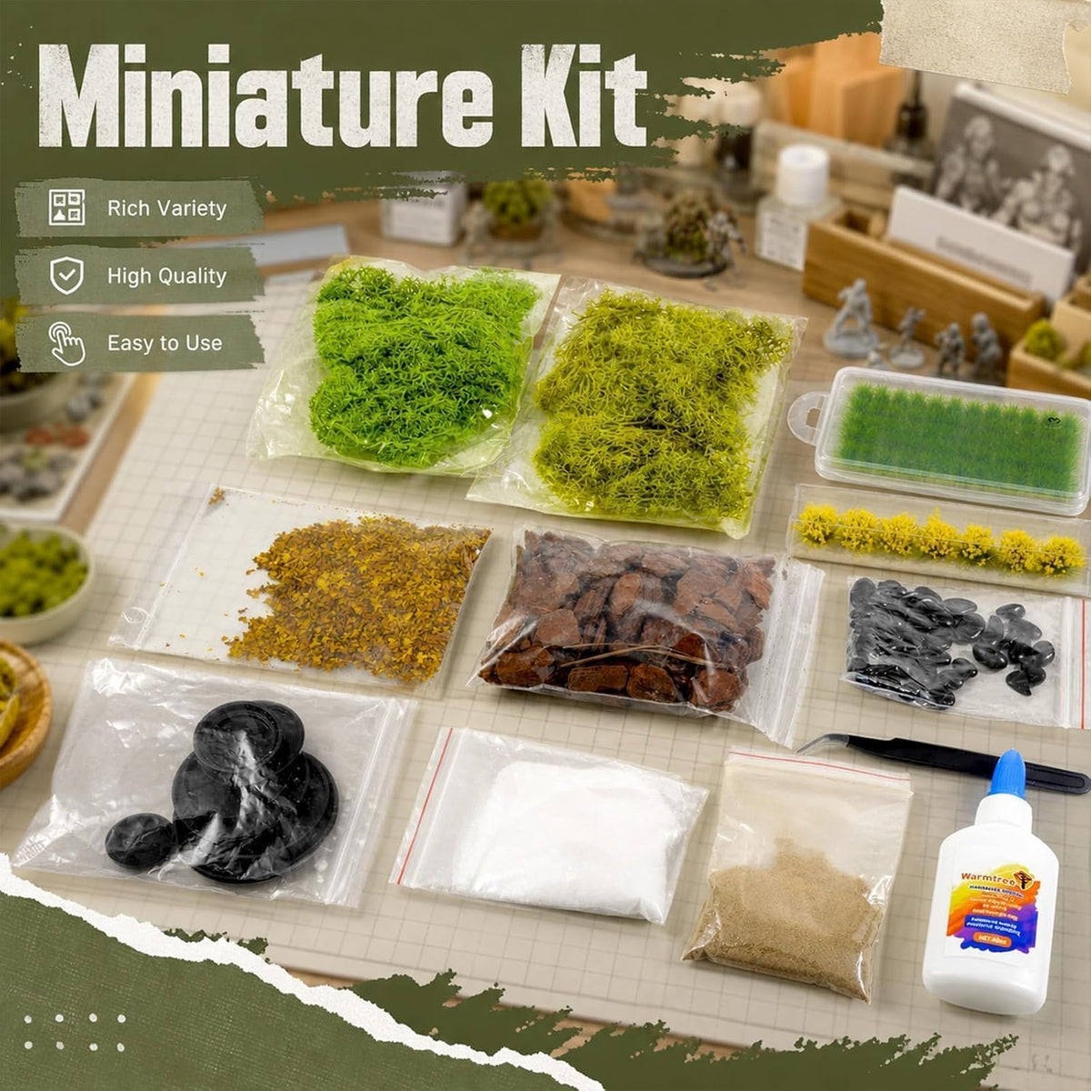 Miniature Basing Material Kit