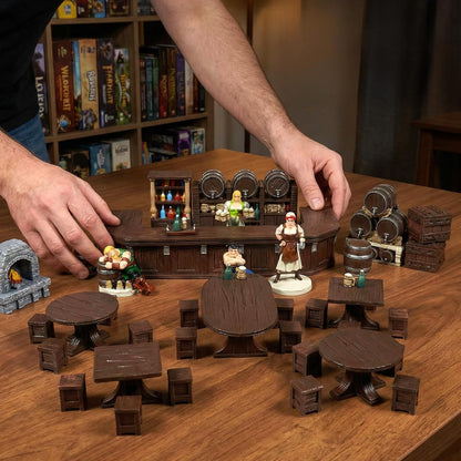 32mm Tavern Terrain Set for RPG & Wargaming Tabletop Games