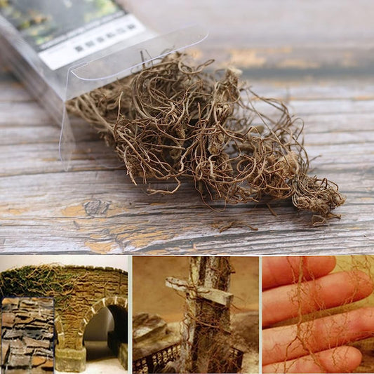 Dried Root Vines for Miniature Diorama Scenery