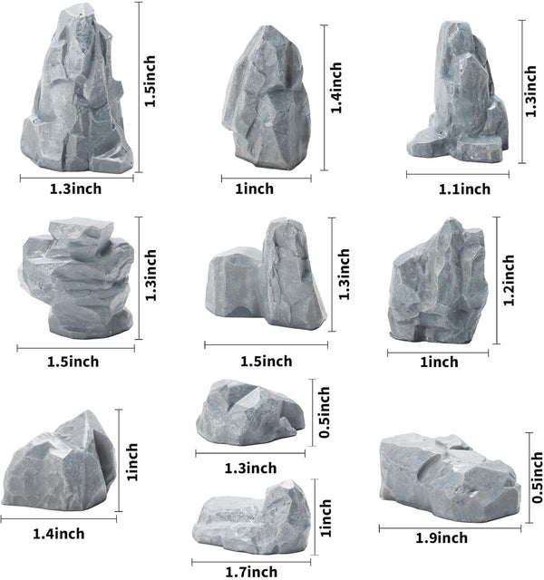 Miniature Plain Rock Set