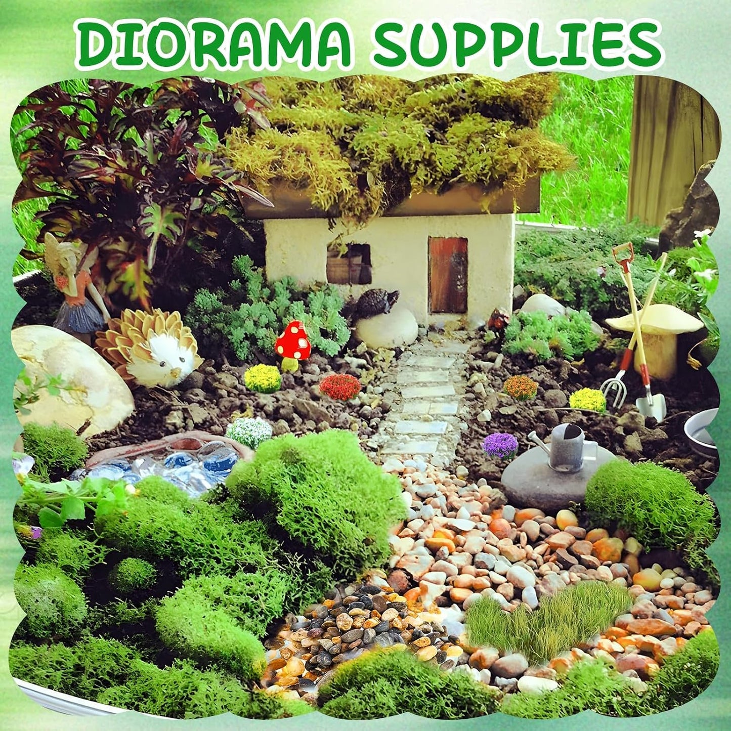 Miniature Basing Kit - Static Grass Tufts & Basing Glue