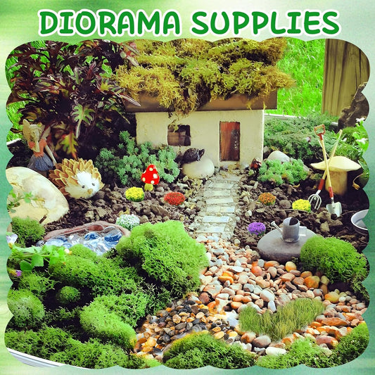 Miniature Basing Kit - Static Grass Tufts & Basing Glue