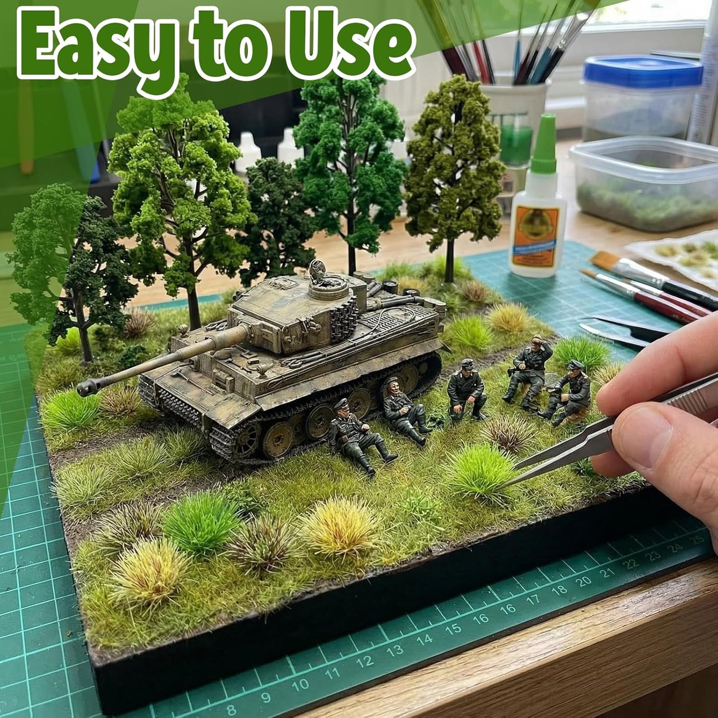 360 Pcs Static Grass Tufts