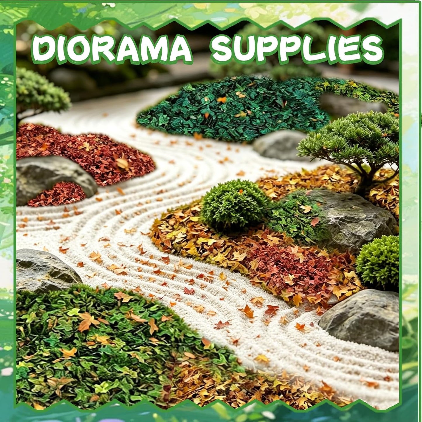 Miniature Artificial Scatter Leaves for Diorama
