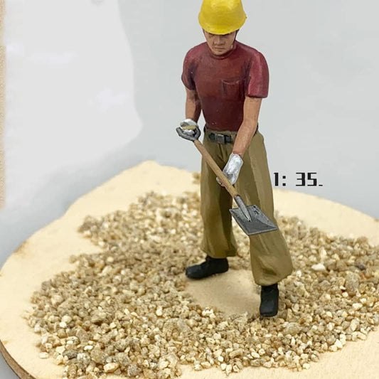 Warmtree 3 Box Rock Basing Kit, Miniature Landscape Rocks & Gravel, for Model Railroad & Terrain Layout