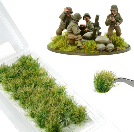 20 Pcs Self-Adhesive Bushy Tufts - Autumn Green
