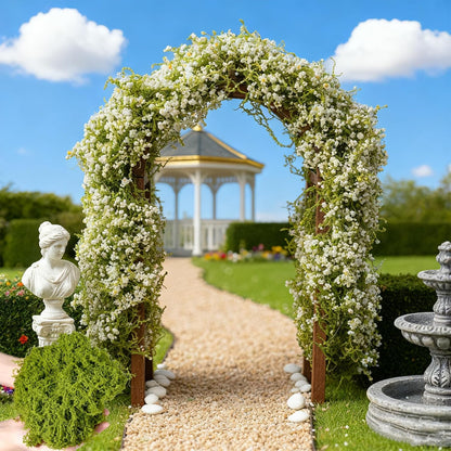 Warmtree Realistic Mini Vines, White- Miniature Plants for Fairy Garden &amp; Model Landscape