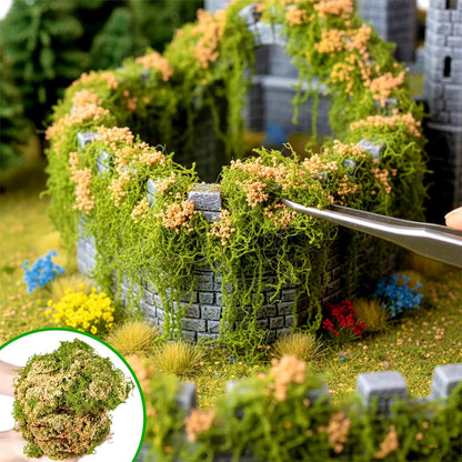 Warmtree Realistic Mini Vines, Yellow - Miniature Plants for Fairy Garden & Model Landscape