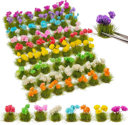 63 Pcs Flower Tufts - Static Grass Cluster